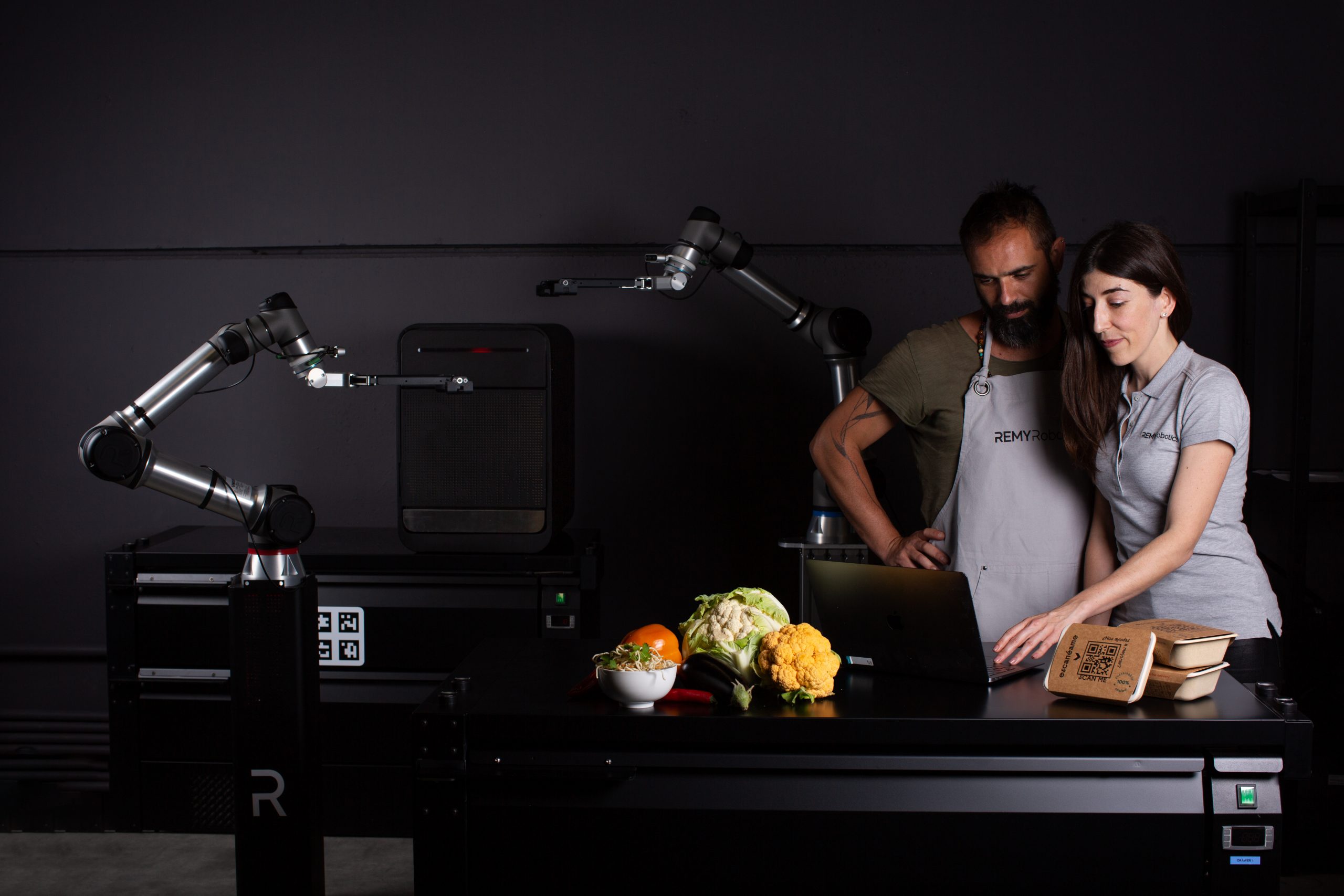 Look tasty? Food cooked by robots…
