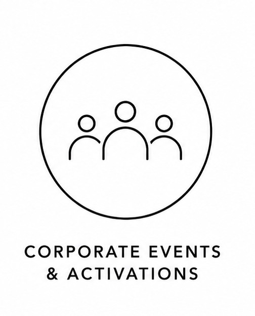 CORPORATE EVENTS & ACTIVATIONS CORPORATE EVENTS & ACTIVATIONS